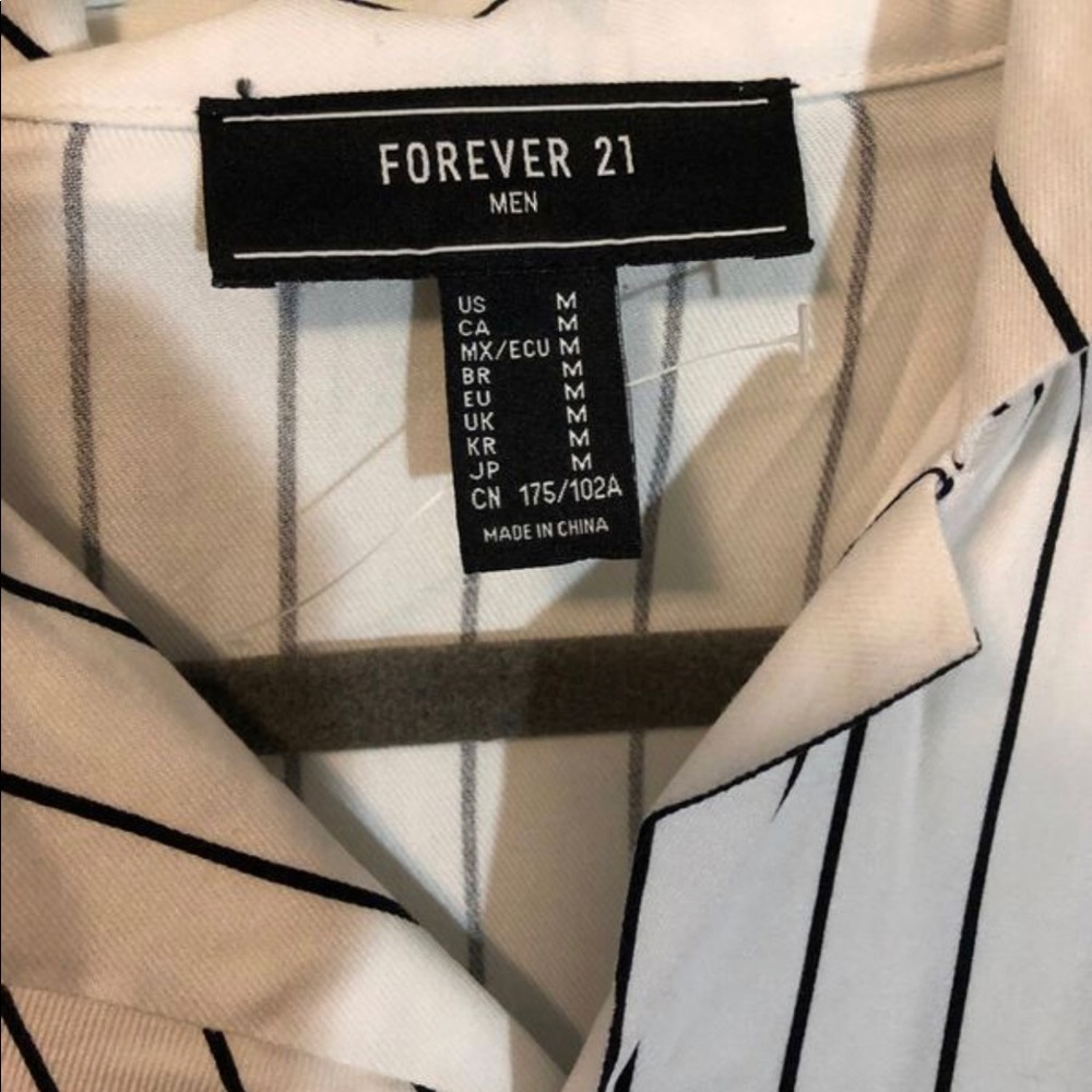 Striped Button up - Picture 3 of 3